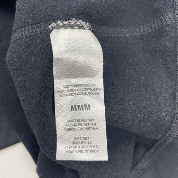 REEBOK Womens Mock Neck Athletic Shirt Size M Long Sleeve Cold Weather Top - Picture 4 of 7